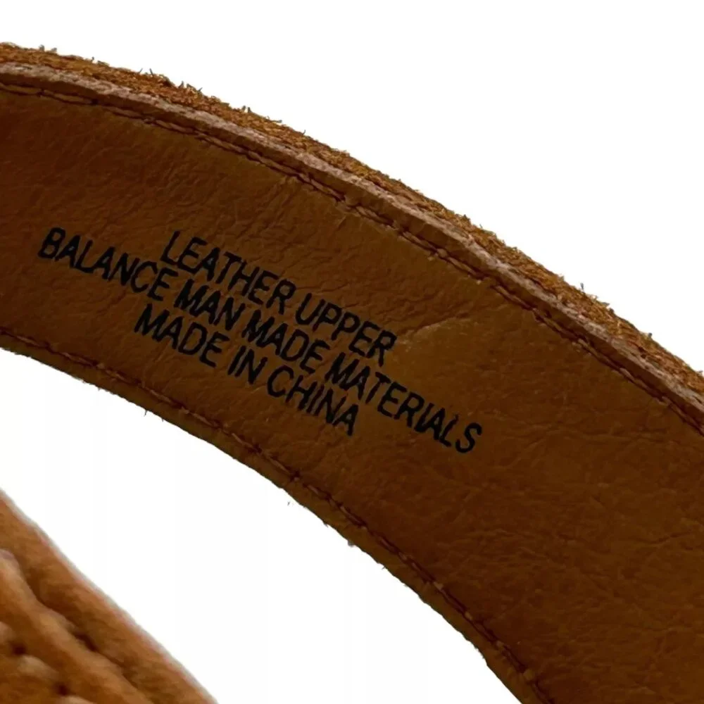 B.O.C Women’s Flat Sandals Size 7 Brown Suede Upper Lightweight & Comfortable‎